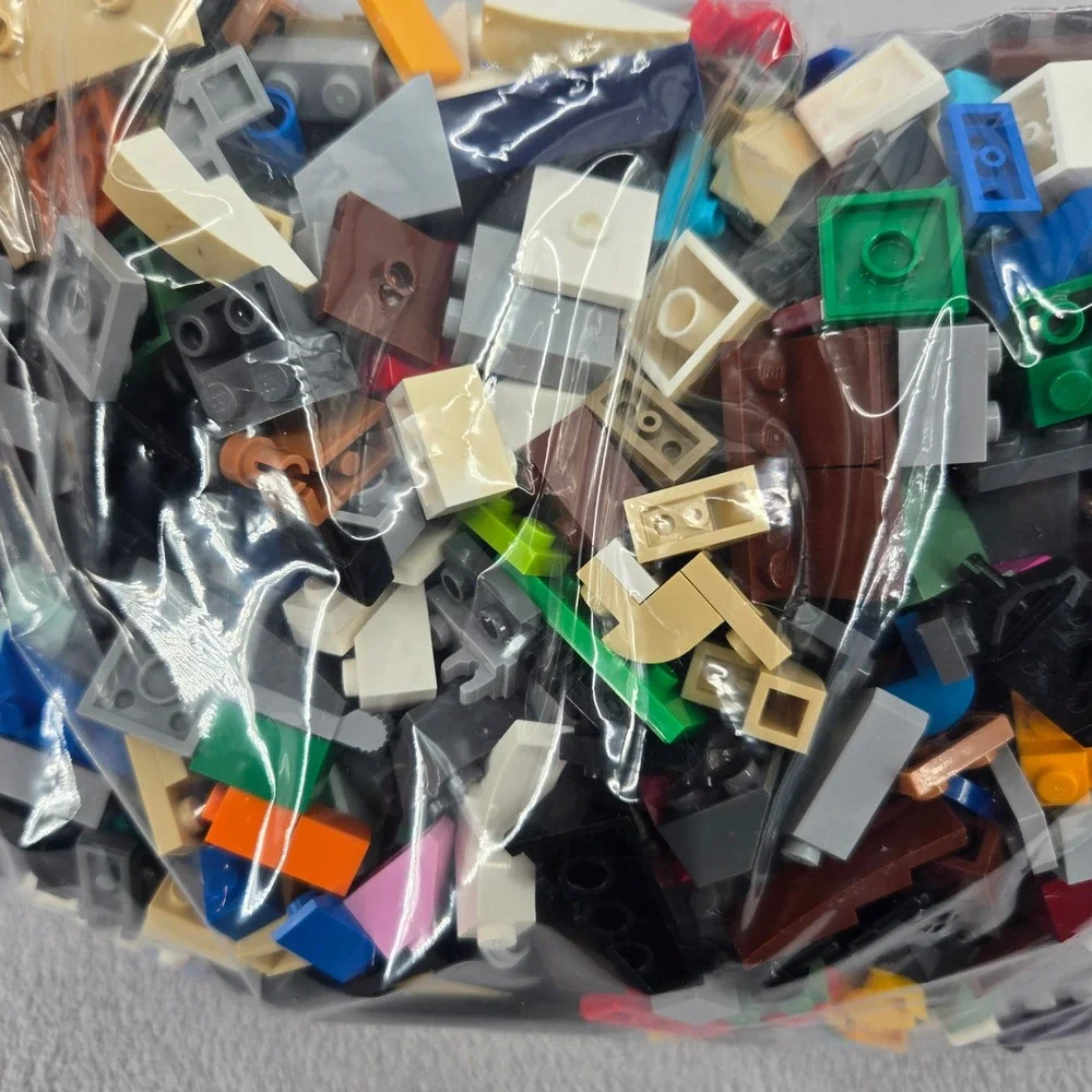 LEGO 2lb 3.5oz Bulk Small Mixed Brick Plates Specialty Pieces Creative Building